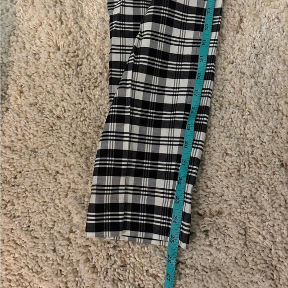 Talbots Black and White Plaid Ankle Pull On Pants Size 4 Petite - Picture 10 of 10